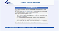 Desktop Screenshot of celgenesponsorshipsanddonations.com